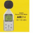 디지털소음계, 소음측정기, 30~130dBA,35~130dBC, Adapter, AR-814
