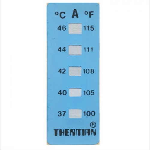 THERMAX, 온도라벨테이프, 영국, 비가역성, 5단계, 37,40,43,46,49도, 5L-A <신제품>