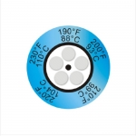 THERMAX, 온도라벨테이프, 영국, 비가역성, 88도, 93도, 99도, 104도, 110도, 5단계, 10매/SET, TC5-C