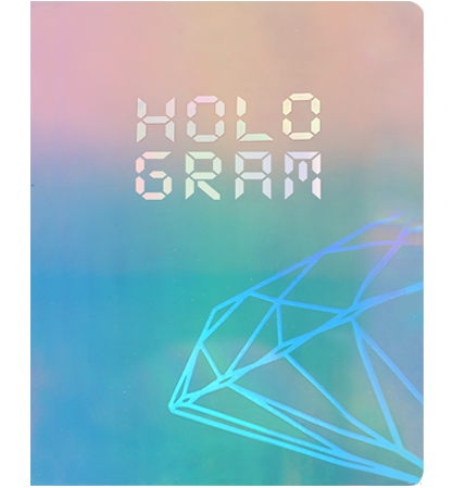 Hologram PVC Notebook