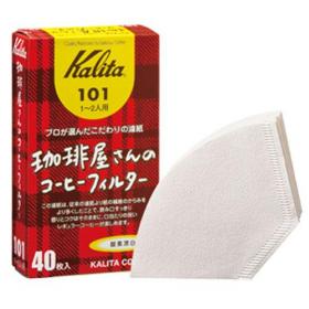 칼리타 커피샵커피필터 1-2인용 화이트 40매 (101)