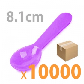 테이크아웃 아이스크림 스푼 8.1cm 핑크 1000개/10봉 1박스 10000개