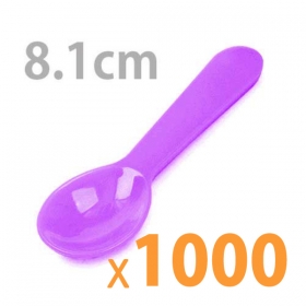 테이크아웃 아이스크림 스푼 8.1cm 핑크 1000개/1봉