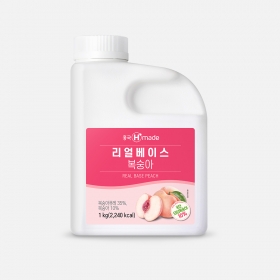 흥국F&B 리얼베이스 복숭아 1kg X 2ea