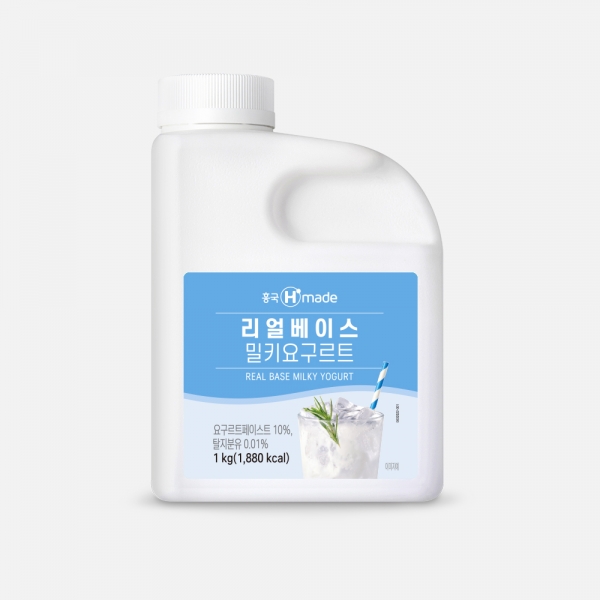 흥국F&B 리얼베이스 밀키요구르트 1kg X 3ea