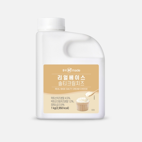 흥국F&B 리얼베이스 솔티크림치즈 1kg X 3ea