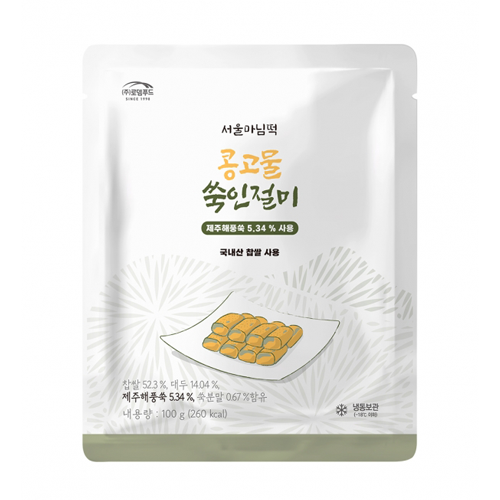 로뎀푸드 서울마님떡 콩고물 (쑥) 인절미 100g x 1봉