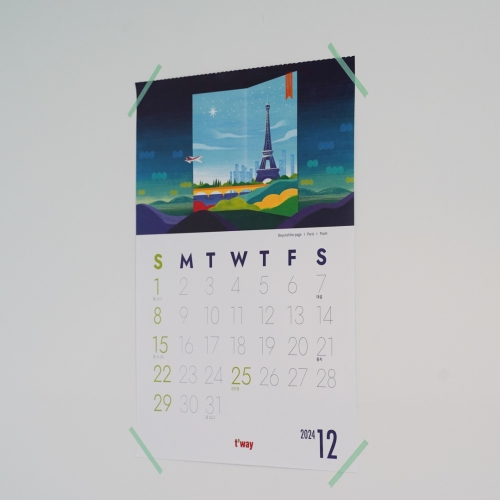 2025년 벽걸이 달력