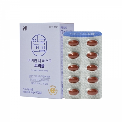[AG Health] Eyeone the first Triple 60 capsules Lutein Zeaxanthin Astaxanthin Omega3