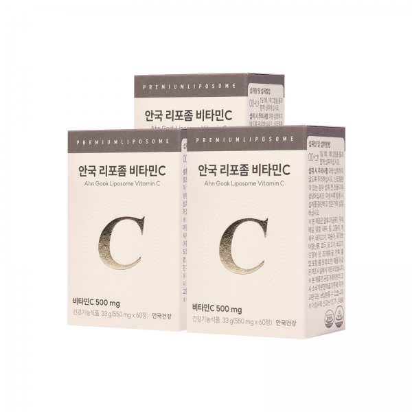 [안국건강] 리포좀 비타민C 60정 3박스 (3개월분)