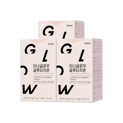 [안국건강] 이너글로우 글루타치온 30정 3박스 (3개월분)