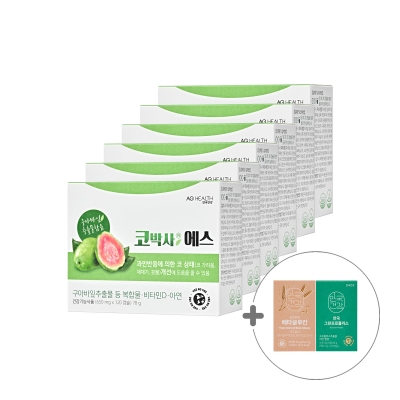 [사은품증정](+베타글루칸&프로폴리스) 코박사 에스 120캡슐 6박스 (6개월분)