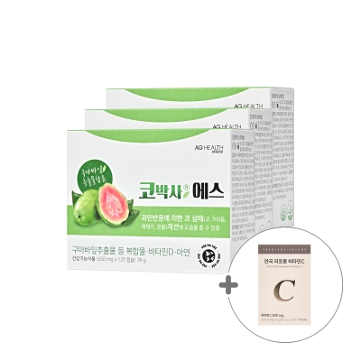 [사은품증정](+리포좀비타민C) 코박사 에스 120캡슐 3박스 (3개월분)