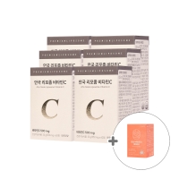 [안국건강][실속패키지_6개월](+안심비타민D) 리포좀 비타민C 60정 6박스