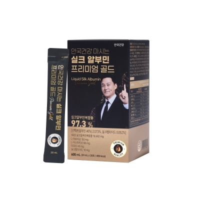[안국건강] 알부민 프리미엄 골드 *마시는 고함량 난백 영양제 30포 (1개월분)