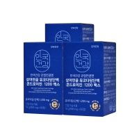 [안국건강] 관절연골엔 상어연골 뮤코다당단백 콘드로이친 1200맥스 60정 3박스 (3개월분)
