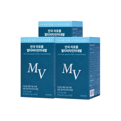 [정기배송] 리포좀 멀티비타민 미네랄 60정 3박스 (3개월분)