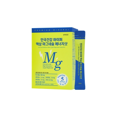 [안국건강] 안국건강 하이퍼 액상 마그네슘 에너지샷 30포 (1개월분)
