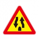 도로교통안전표지판/중앙분리대끝남표지판/교통표지판3M반사지