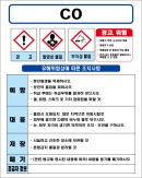 일산화탄소(CO) MSDS경고표지/물질안전보건자료