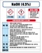 NaOH(4.5%) MSDS경고표지/물질안전보건자료