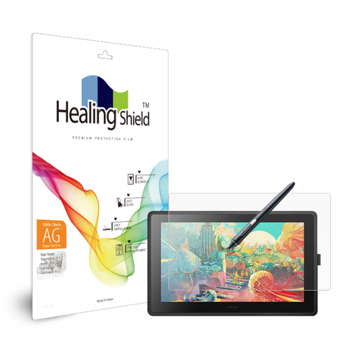 [힐링쉴드] 와콤 신티크22 DTK-2260 종이질감 지문방지 블루라이트차단 액정보호필름 1매