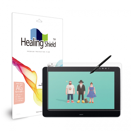 [힐링쉴드] 와콤 신티크 프로 16 DTH-1620 종이질감 Light 지문방지 액정보호필름 1매