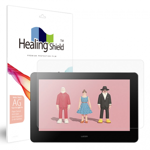 [힐링쉴드] 와콤 신티크 프로 16 DTH-167 종이질감 Light 지문방지 액정보호필름 1매