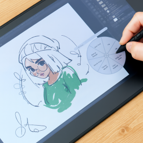 와콤 무빙크 DTH135 Movink