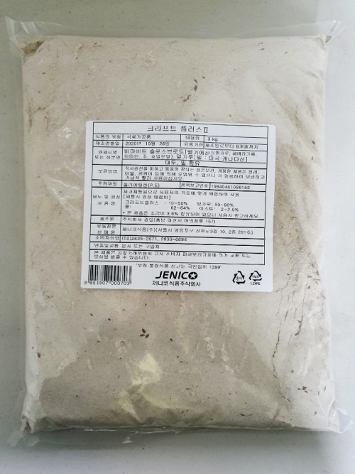 [제니코식품(주)] 크라프트 플러스Ⅱ 3kg