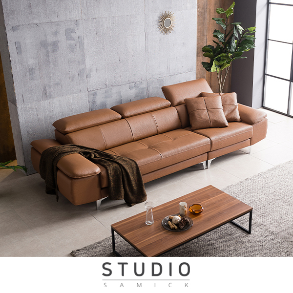 [스튜디오삼익]컨템포 이태리 소가죽 소파