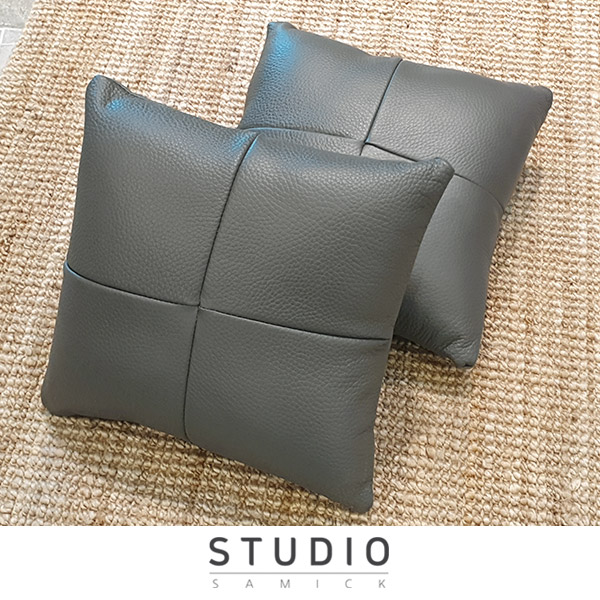 [Studio Samick]올랜도 이태리 4인 가죽소파(스툴제외/스툴포함)