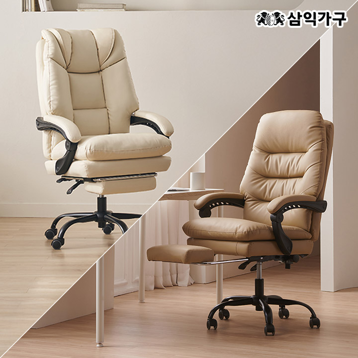 헤드쿠션 침대형 리클라이너체어 컴퓨터 의자(4type)