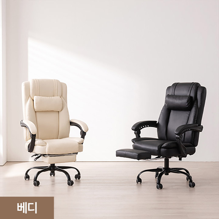 헤드쿠션 침대형 리클라이너체어 컴퓨터 의자(4type)