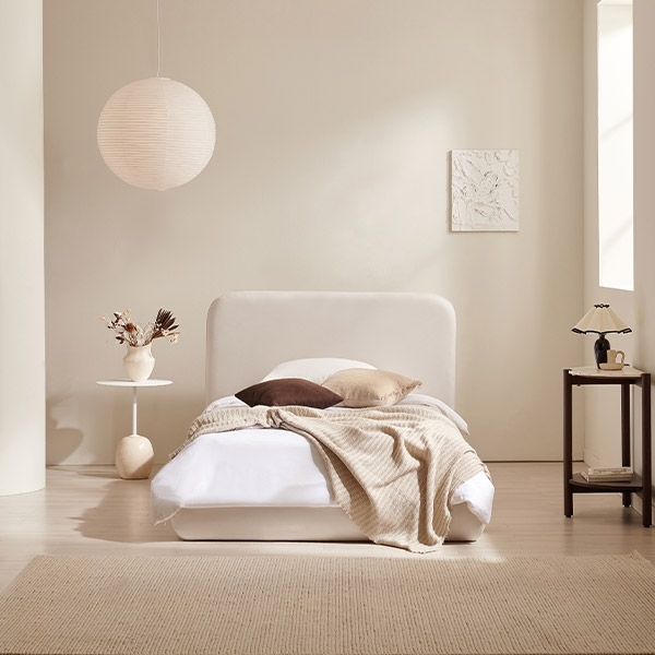 오브슬립 호텔 아쿠아텍스 패브릭 침대(SS/Q/K)