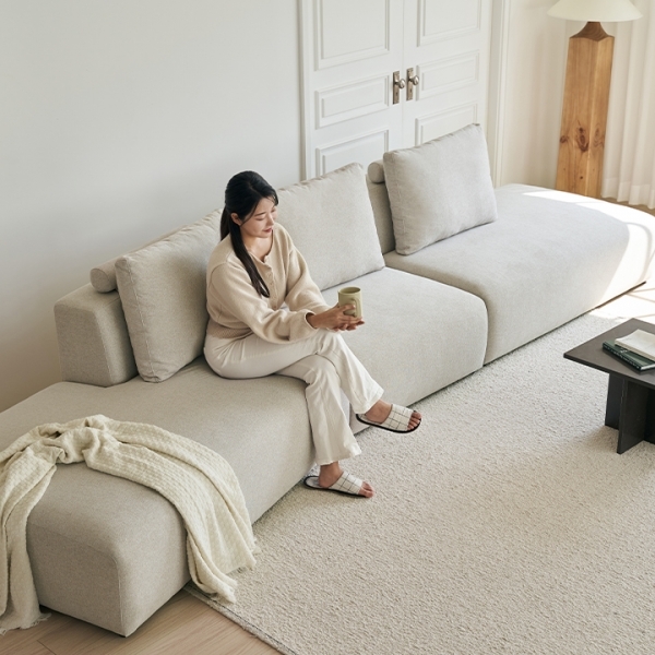 와이든 기능성 패브릭 라운지 소파