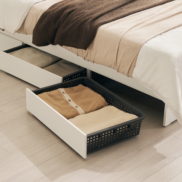 통풍형 LED 3단 수납침대(SS/Q)