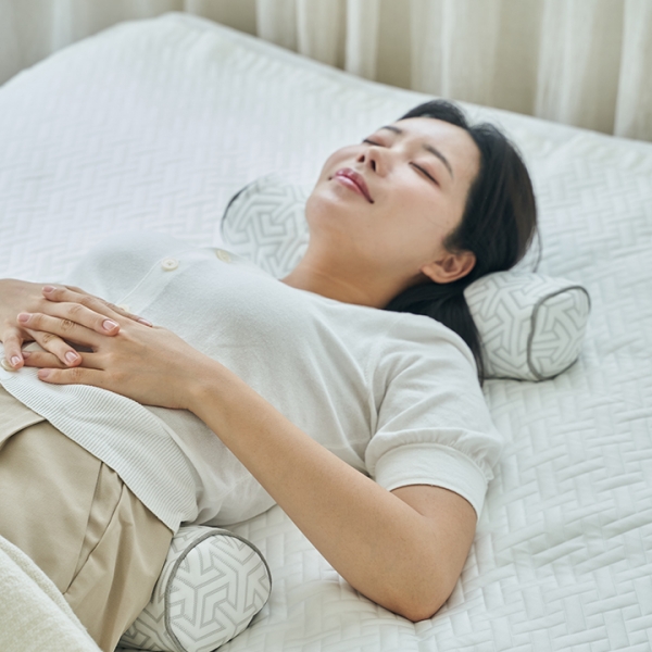 딥쿨링 듀라론 쿨링베개 경추베개 냉감 메밀베개