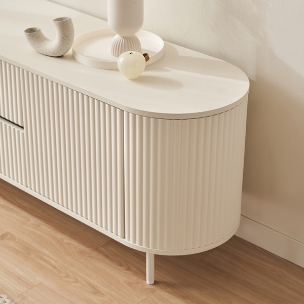 오엔 1600 템바보드 높은 수납장 거실장 티비다이