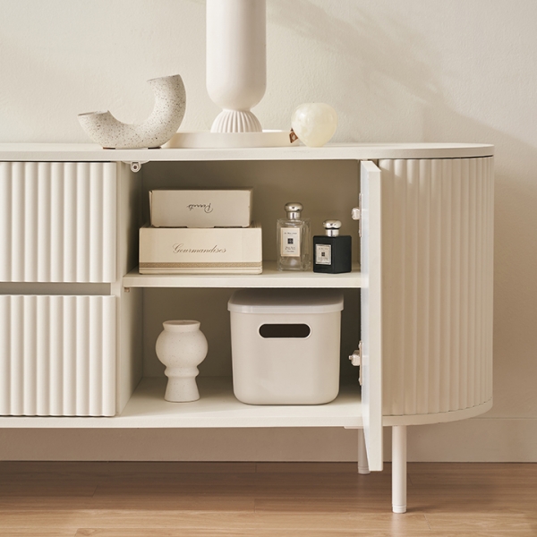 오엔 1600 템바보드 높은 수납장 거실장 티비다이