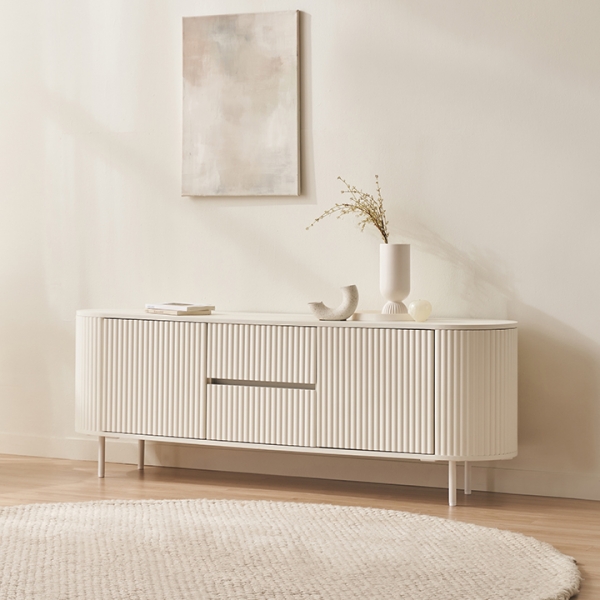 오엔 1600 템바보드 높은 수납장 거실장 티비다이