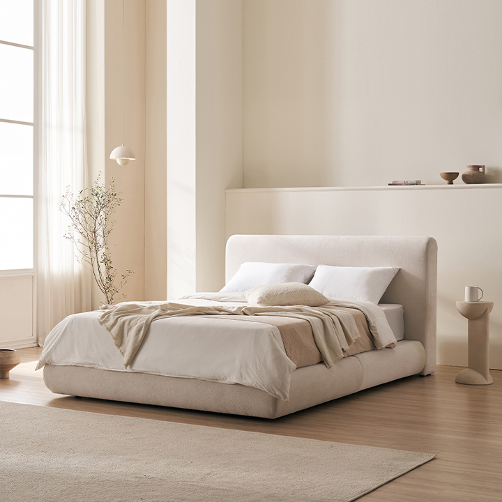 ★삼.신.페/매트무료UP★버브 볼드 기능성 패브릭 호텔 침대(SS/Q)