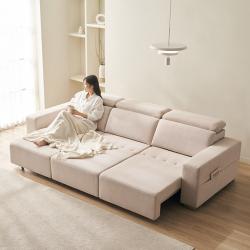 ●행사특가●디포즈 4인용 모션 슬라이드 확장형 리클라이너 소파