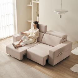 ●행사특가●디포즈 3인용 모션 슬라이드 확장형 리클라이너 소파