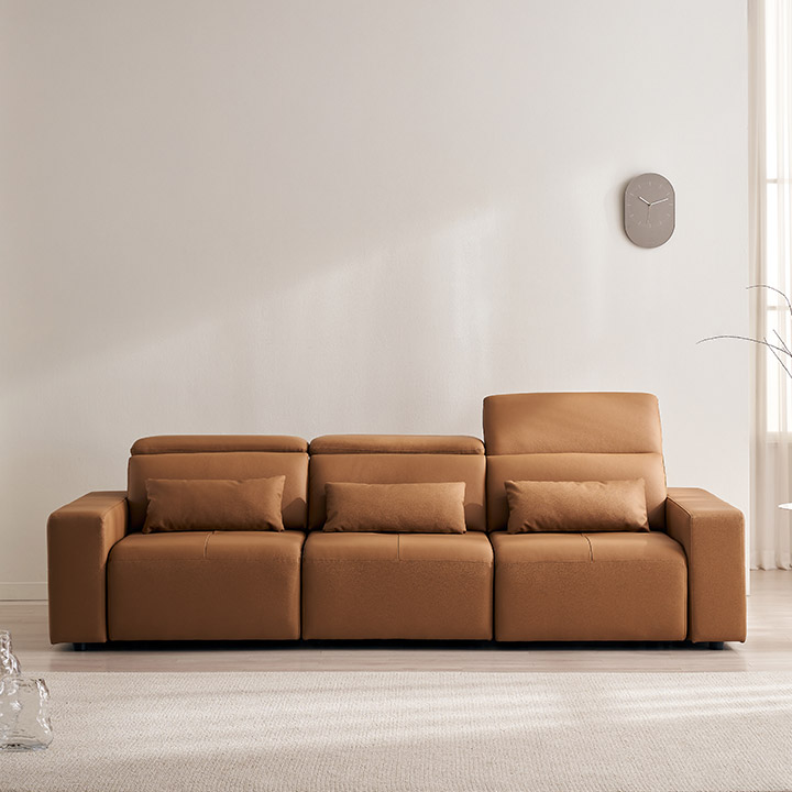 디포즈 3인/4인 모션 슬라이드 확장형 리클라이너 소파
