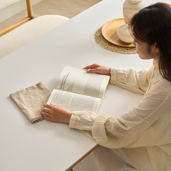 ★3월슈퍼딜★나폴리 포세린 세라믹 원목 식탁 테이블(2/4/6인용)