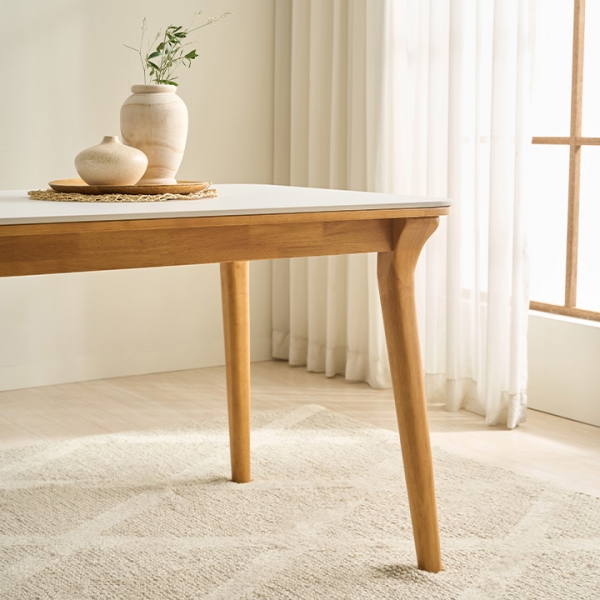 ★파이널세일★나폴리 포세린 세라믹 4인용/6인용 원목 식탁+벤치 풀세트