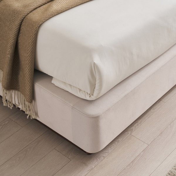 ★매트무료업★누오브 LED조명 패브릭 원목 침대(SS/Q/LK)