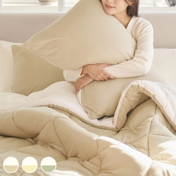 [삼익가구]르텔라 60수 양면 사계절 차렵이불 풀세트 K(이불+패드+베개커버)