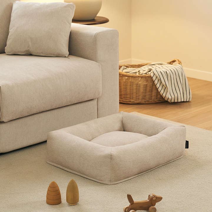 ●역마진특가●꼼미 프리미엄 범퍼형 강아지 방석 애견 쿠션 L_커버분리